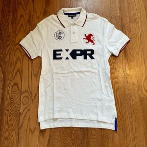 Express White Polo Shirt